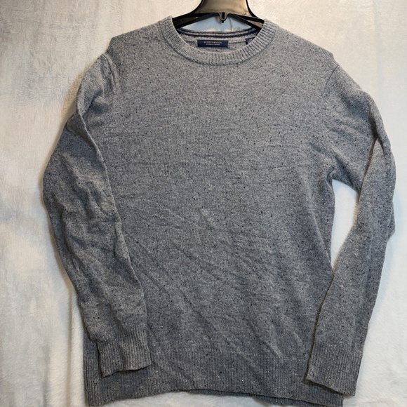Scotch & Soda Sweater Mens Size XL Gray Wool Viscose Blend Preppy - Picture 2 of 9